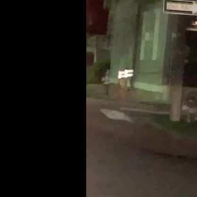 As some of you may have seen, the comically big cone on Washington and Constance has brought joy to many. Last night these fools ended that.