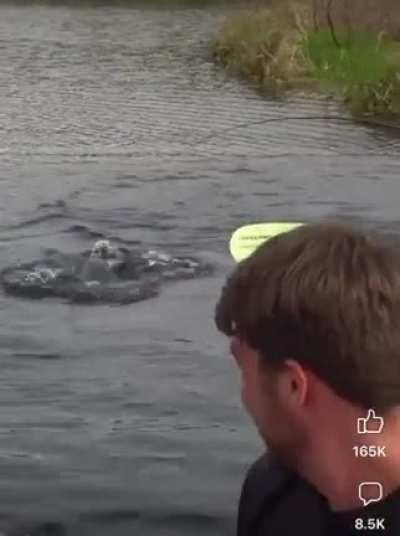 Just guys getting a great catch