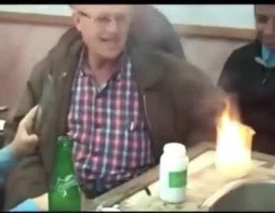 let's do a Flaming Moe's guys, ... what could go wrong?