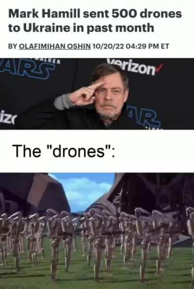 3,000,000 Battle Droids of Mark Hamill