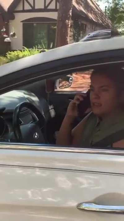 BLM activist calls the cops after stalking Trump supporter