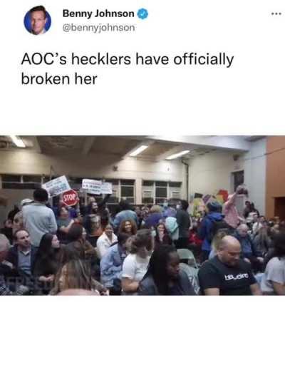 Does she think this is a joke?