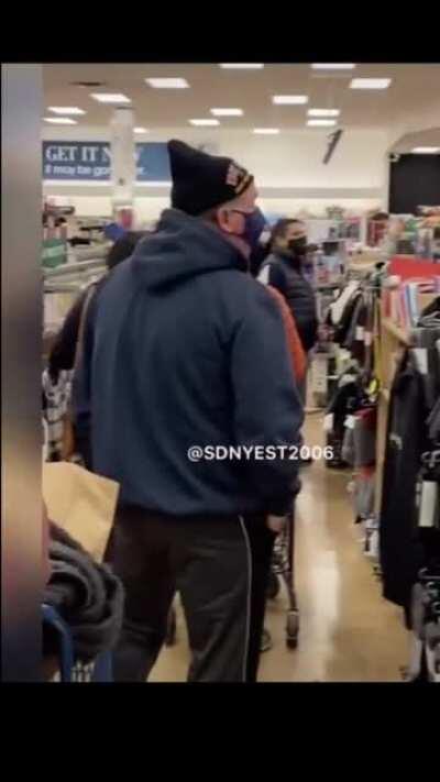 Another anti-masker has a temper tantrum at Marshall’s