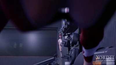 Tifa decide to do some workout (Xordel) [Final Fantasy]