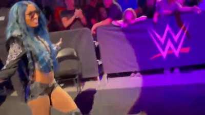 Back to making kids cry at house shows 😂