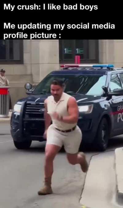 Bad boy profile picture coming up