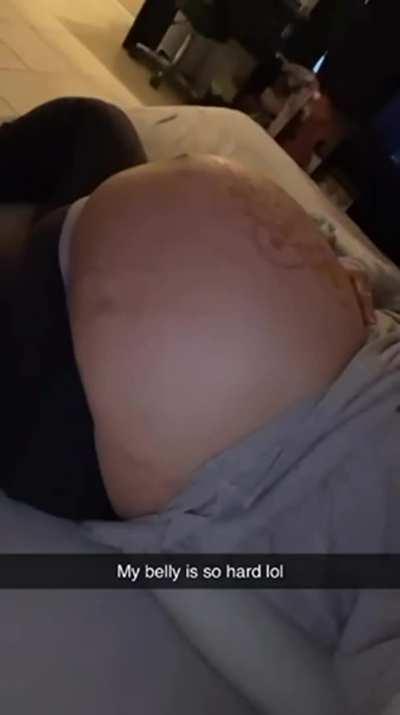 After a $600 stuffing 🤰🏻👅🍩🍩