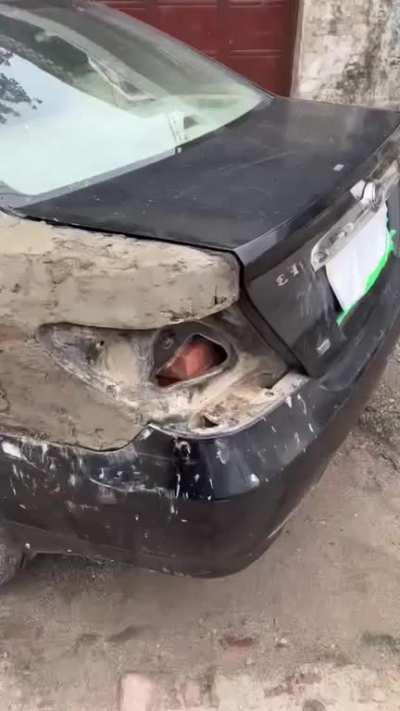 When you know your welding is no good but you can lay a brick...