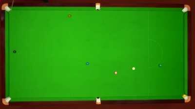 Insane snooker pot off pocket jaws