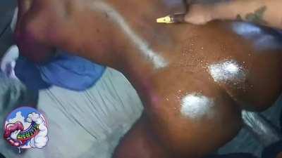 Even the hood boys get obsessed with this dick. He told his homies he had to go get hit a few plays🌿, but he ended up coming over & getting his hole played with & hit from the back 🍆💥🍑