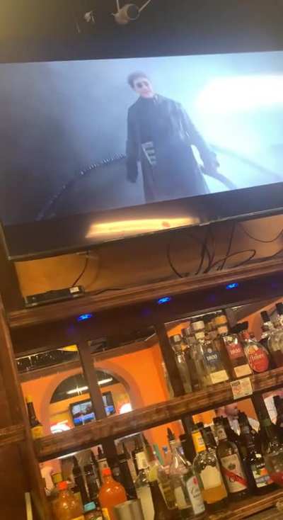 Was watching No Way Home in the bar and this happened