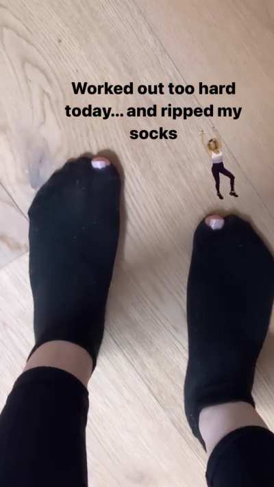 Hard workout. IG story 11-17-24