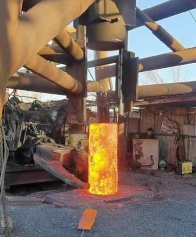 This forging hammer.