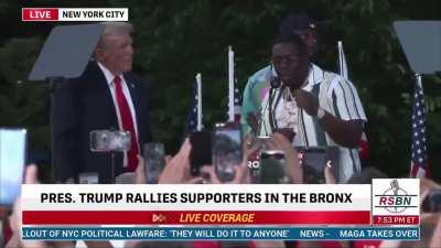 Drill rappers and the Bronx love Trump. 2024 election is packed up 😂