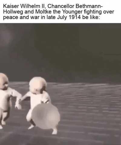German policy was all over the place in late July, divided between the Executive (Kaiser and Chancellor) and the military, the Reichstag wanted peace, but no one really cared about them until it actually started, because they needed them to support funds 