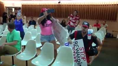 To be taken seriously at a town council meeting