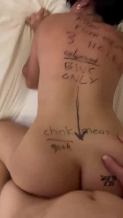 He used my asian wife like a fuck meat