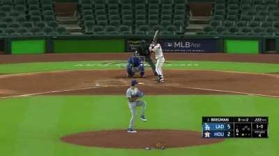 Joe Kelly tries to re-open the Joe Kelly Fight Club by plunking Alex Bregman with 96 on the shoulder