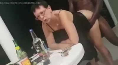 Granny taking it while her friend is recording.