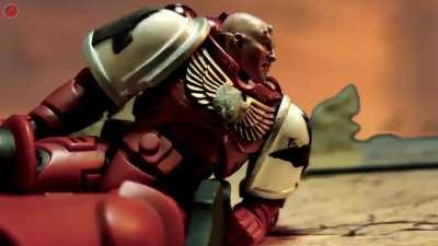 There is no time to be lost! Battle-brothers! Space Marines, today, the enemy is at our door!