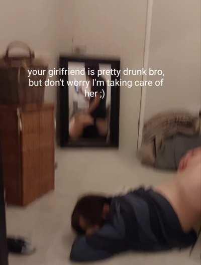 your girlfriend promised she would be faithful to you, but she just couldn't keep her hands off him