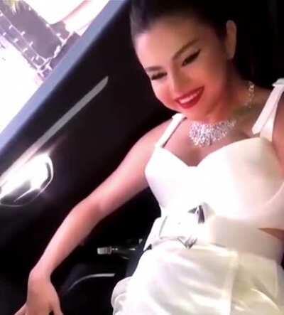 Getting off in the back of a limo