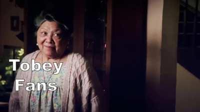 That moment we became Ned's grandma while watching No Way Home.