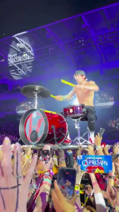 Josh Playing Drum Show