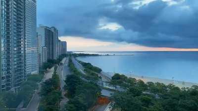 Dawn from The Drake this morning