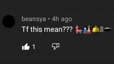 Tf this mean??? 🪅🎎🛎🖾🕳 (Mexico 2: OST, Chinese lo-fi beats to starve to, Balgagged Bell Sound Effect, [REDACTED], ???]