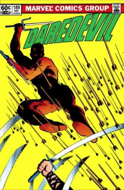 I animated the cover of Daredevil #189 by Frank Miller