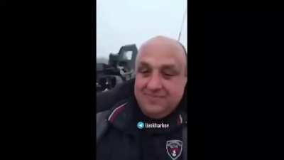 Ukrainian civilians stole a Russian tank