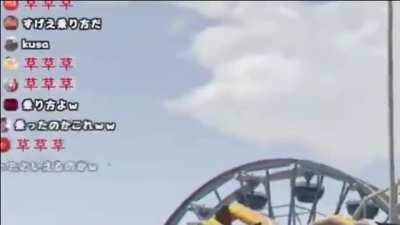 Miko and rollercoasters still don't mix, and Suisei can't stop laughing (GTA V collab)