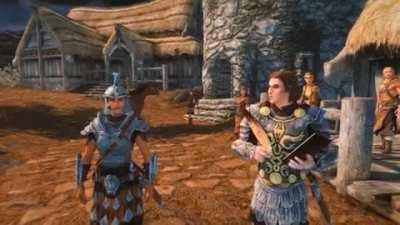 I censored Skyrim unnecessarily, and what came out of it was gold (full video in comments)