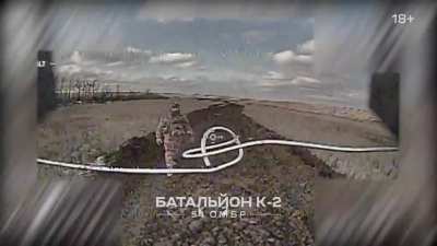 Ukrainian FPV from K-2 Battalion taunts a Russian soldier several times before finally exploding