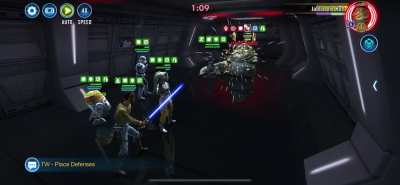 Since when did phoenix 5v5 GL Jabba? All relic 3 phoenix team in arena no data Ron vs full Jabba team with Wampa cron.