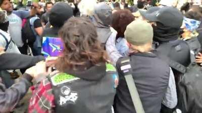 Mob of CHAZ residents call black man a 