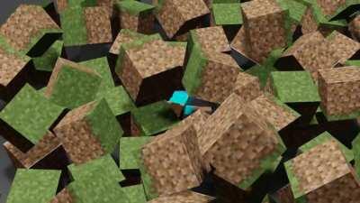 HEROBRİNE SON ANDA SECDEYE EĞİLİYOR AMA BU KAFASINA 1000 KATRİLYAR MİLYON 16×16 DİRT BLOCK DÜŞMESİNE ENGEL OLMUYOR♿♿😭🙏🏻🙏🏻