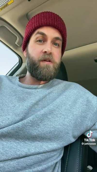 The handful of glitter means he’s too far gone