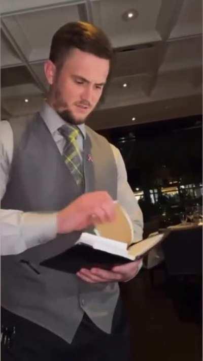 He prepared for this moment.