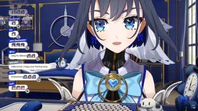 Kronii Booba jump scared