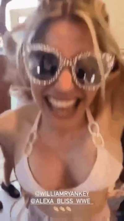 Alexa bliss in a bikini