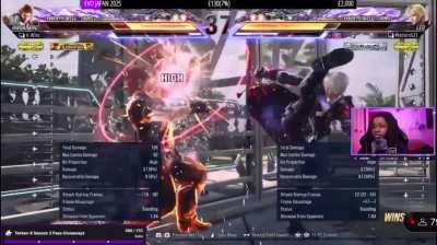 A typical Tekken 8 season 2 offensive sequence 😃