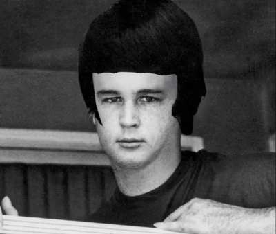 Brian's hair looked like a detachable LEGO piece in the mid 60s
