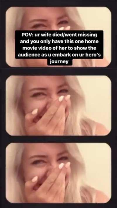 Alanah doing a TV/movie trope