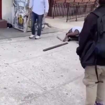 She’s out like a candle in a hurricane