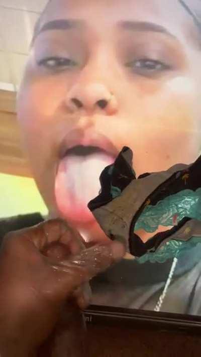 CumFaceGirls panties cum trib (her actual dirty panties) 🏆