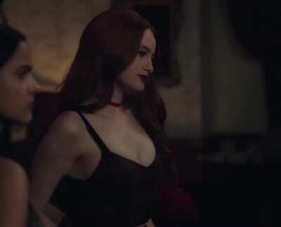 Great cleavage from the new episode of Riverdale