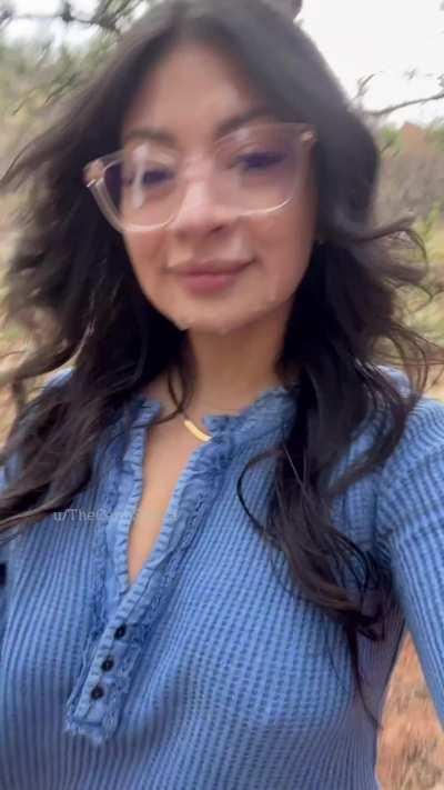 I’ll only go on a hike with you if you paint my face