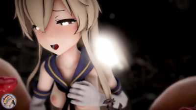 Shimakaze - Masturbation Exhibition [MMD R18] 